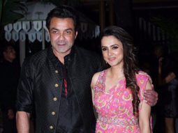 Bobby Deol poses with wife Tanya Deol in traditional black outfit