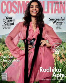 Radhika Apte on the covers of Cosmopolitan, July-August 2022