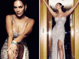 Esha Gupta dazzles in plunging neckline thigh-high slit dress, makes fans go weak in the knees