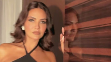 Esha Gupta looks sexy in a black gown