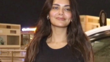 Esha Gupta spotted at the airport in comfy outfit