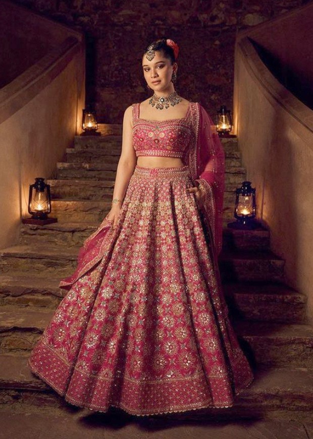 First look at Anita Dongre's new wedding collection, "Homage," featuring Sara Tendulkar, Alaviaa Jaaferi 