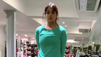 Genelia D’souza’s unveils her goofy avatar in the gym