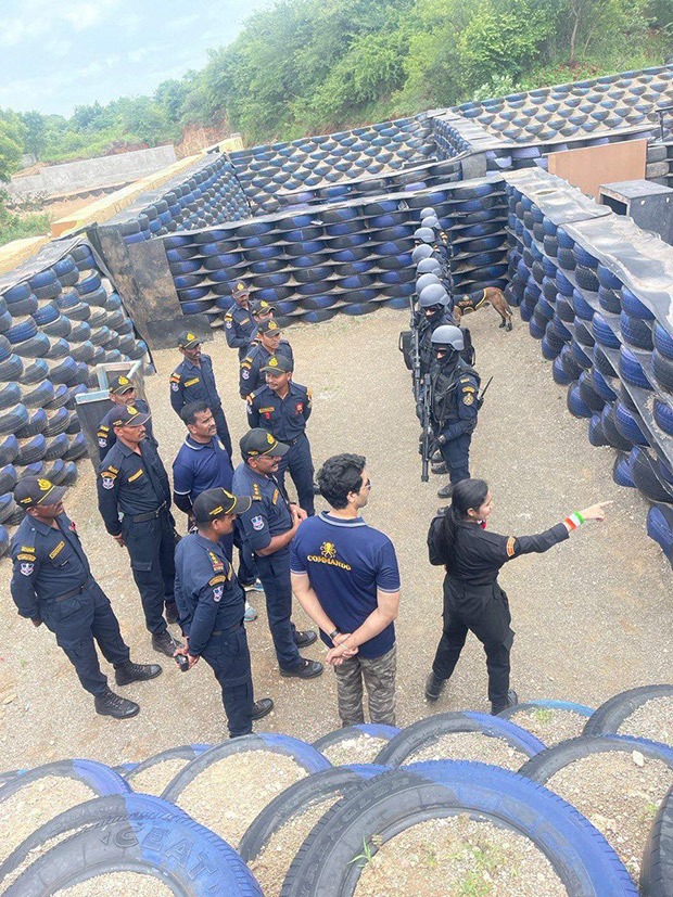 Independence Day 2022: Adivi Sesh celebrates the day at the Octopus Special Forces Campus