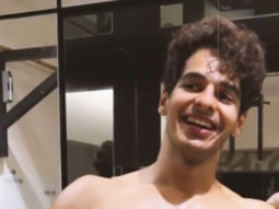 Ishaan Khatter flaunts his muscles