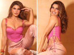Jacqueline Fernandez looks bold in pink corset, pants and white Balenciaga heels in latest photoshoot