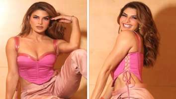 Jacqueline Fernandez looks bold in pink corset, pants and white Balenciaga heels in latest photoshoot