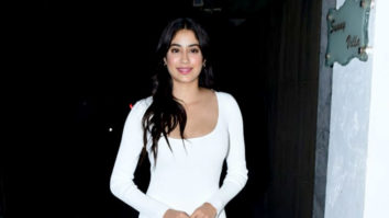 Janhvi Kapoor looks beautiful in white outfit as she poses for paps