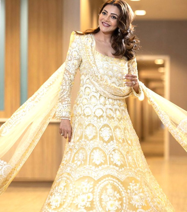 Kajal Aggarwal in Manish Malhotra’s yellow Anarkali is festive fashion goals Kajal Aggarwal in Manish Malhotra’s yellow Anarkali is festive fashion goals
