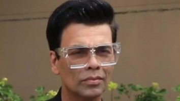 Karan Johar’s stylish pose for paps
