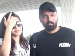 Karishma Tanna snapped at the airport with her husband