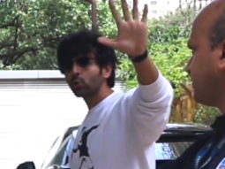 Kartik Aaryan snapped in a comfy casual white sweatshirt