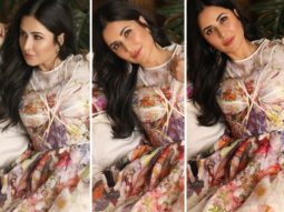 Katrina Kaif announces collaboration with Gauri Khan for a project dressed in a floral mini dress worth Rs. 1.43 Lakh