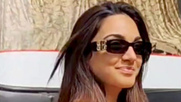 Kiara Advani looks beautiful in black outfit and neon footwear