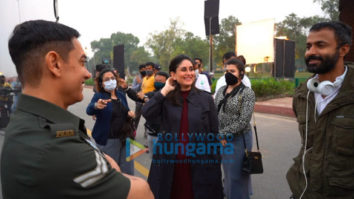 On the set of the movie Laal Singh Chaddha
