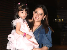 Mahi Vij arrives with baby Tara at Jannat Zubair’s party