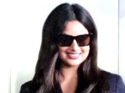 Miss Universe Harnaaz Sandhu poses for paps