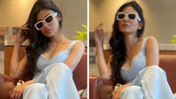 Mouni Roy’s stylish sky blue co-ord set worth Rs. 3,200 and 1.8 Lakh Prada bag makes for a perfect airport look