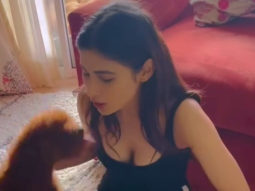 Mouni Roy’s dogs showers her with tremendous love