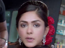 Mrunal Thakur turns into Shantipriya for an ad shoot