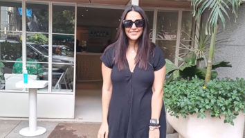 Neha Dhupia spotted in an all black outfit