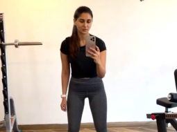 Nikita Dutta shows off her flexibility skills