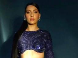 Nora Fatehi looks like a glitter goddess in blue outfit