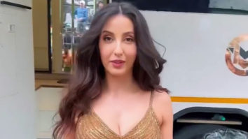 Nora Fatehi looks like a goddess in golden outfit