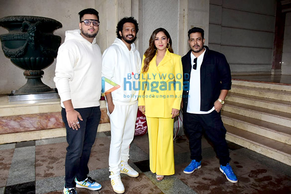photos aayush sharma shakti mohan neeti mohan nakash aziz and amol abhishek launch their latest song chumma chumma 5