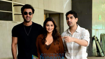 Photos: Alia Bhatt, Ranbir Kapoor and Ayan Mukerji snapped at Brahmastra special song preview