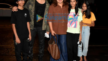 Photos: Farah Khan spends time with Shirish Kunder and their kids at Ankina in Bandra