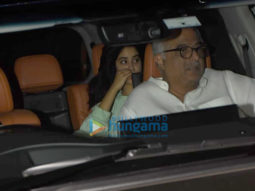 Photos: Janhvi Kapoor and Boney Kapoor snapped at Arjun Kapoor’s house