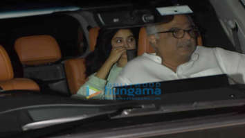 Photos: Janhvi Kapoor and Boney Kapoor snapped at Arjun Kapoor’s house