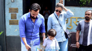 Photos: Kareena Kapoor Khan, Saif Ali Khan and Taimur Ali Khan spotted in Bandra