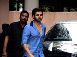 Photos: Kartik Aaryan snapped at Sanjay Leela Bhansali’s office in Juhu
