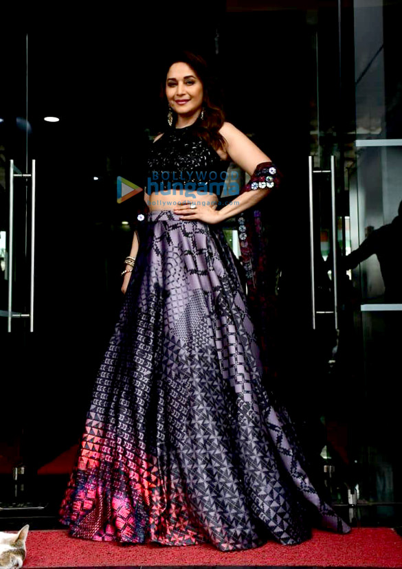 photos madhuri dixit karan johar nora fatehi maniesh paul and contestants snapped on the sets of jhalak dikhhla jaa 12