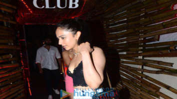 Photos: Rakul Preet Singh, Jackky Bhagnani, Shanaya Kapoor and Ahan Pandey snapped at Bastian, Worli