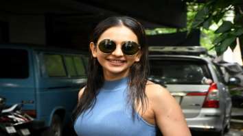 Photos: Rakul Preet Singh spotted at a dubbing studio