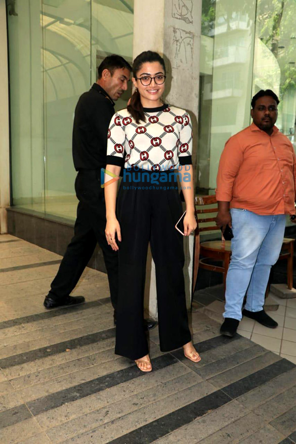 photos rashmika mandanna snapped at siddharth roy kapurs office in khar 1