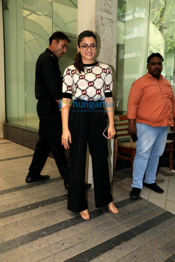 photos rashmika mandanna snapped at siddharth roy kapurs office in khar 2