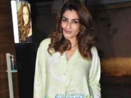 Photos: Raveena Tandon snapped at a salon in Bandra
