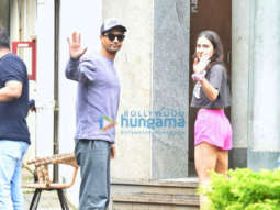 Photos: Sara Ali Khan and Vicky kaushal clicked together at dance class in Andheri