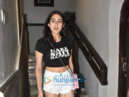 Photos: Sara Ali Khan snapped outside Krome studio in Bandra