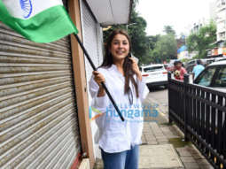 Photos: Shehnaaz Gill snapped at Glory salon in Juhu