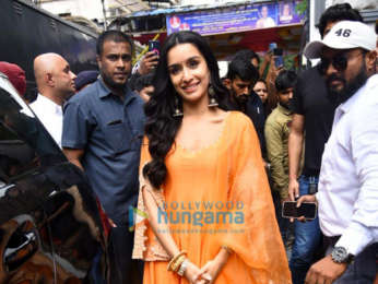 Shraddha Kapoor snapped with CM Eknath Shinde at Tembhi Naka in Thane for Gokulashtami celebrations