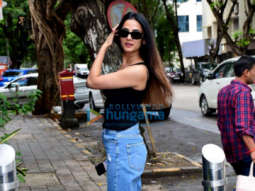 Photos: Sonal Chauhan spotted at a salon in Bandra