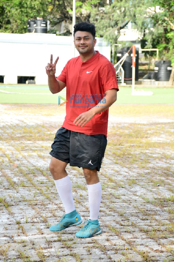 photos tiger shroff zaid darbar and others snapped at an all star football match 6 2