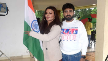 Rakhi Sawant spotted rocking brown leather pants with boyfriend Aadil Shaikh