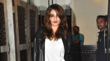 Raveena Tandon looks super stylish rocking a red lip