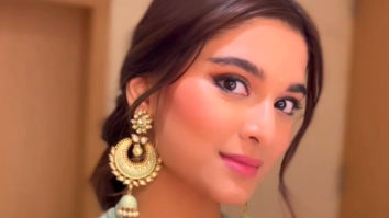 Saiee Manjrekar looks elegant in mint green lehenga